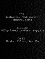 Bergamoss Perfumes Nectarine et Cuir