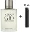 Giorgio Armani Acqua di Gio EDT - Velikost: 10ml - vzorek (cestovní lahvička černá)