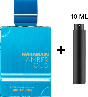 Al Haramain Amber Oud Aqua Dubai - Velikost: 10ml - vzorek (cestovní lahvička černá)