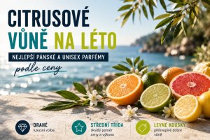 Citrusové vůně na léto: nejlepší pánské a unisex parfémy podle ceny