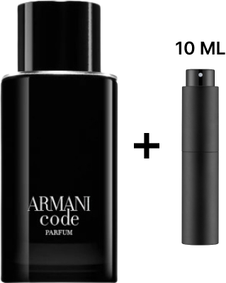 Giorgio Armani Code Parfum - Velikost: 10ml - vzorek (cestovní lahvička černá)
