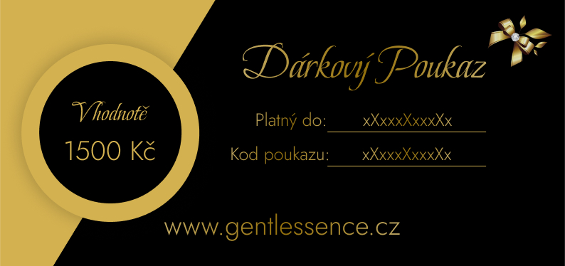 Dárkový Poukaz - Elektronický - Hodnota poukazu: 1500 Kč